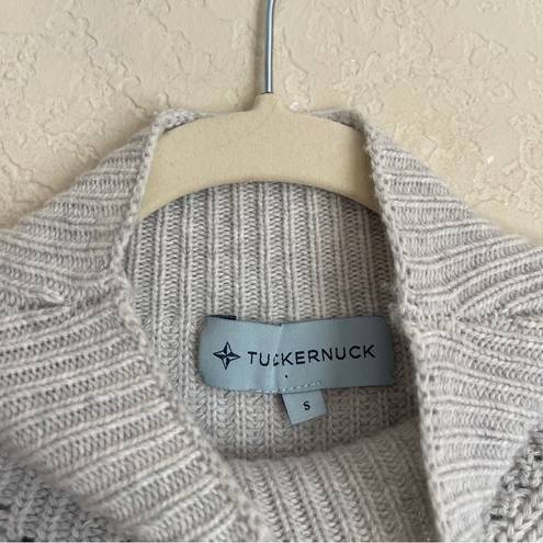 Tuckernuck  Broadway Stripe Heather Sweater Gray Tan