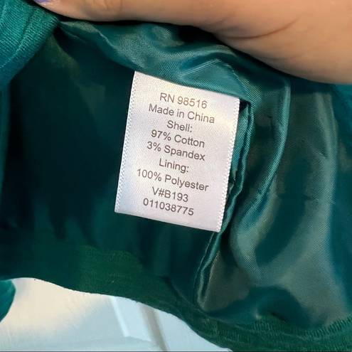 Coldwater Creek  Textured Green Jacket Medium Blazer Stretch