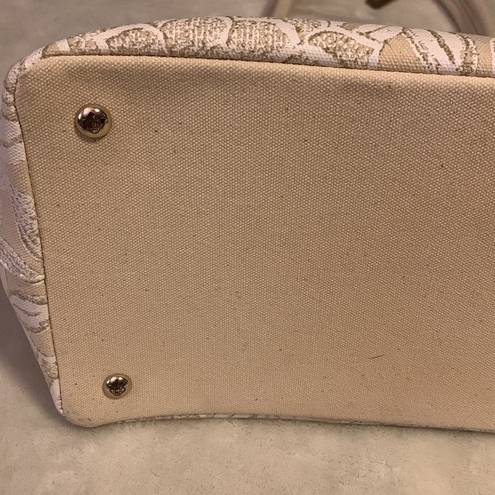 Oscar de la Renta Cream Colored Tote