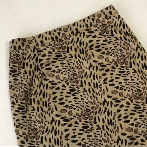 Terry Lewis  Vintage Leopard Pencil Skirt