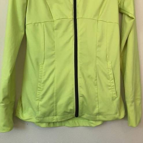 Under Armour  Studio Active Track Jacket HeatGear Semi Fitted Lime Green Small S