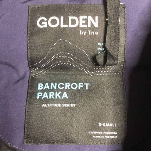 Aritzia  Golden by TNA Bancroft Parka Altitude Series Navy Blue Goose Down Size X