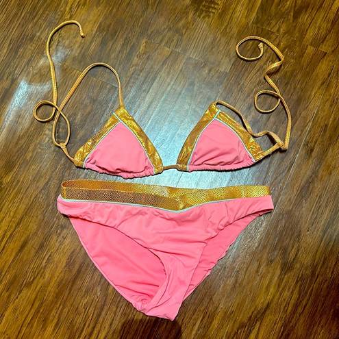 The Bikini Lab Pink Copper Bikini