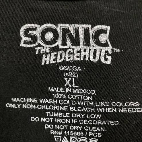 Nintendo Sega Sonic The Hedgehog Trio Poster Tee XL