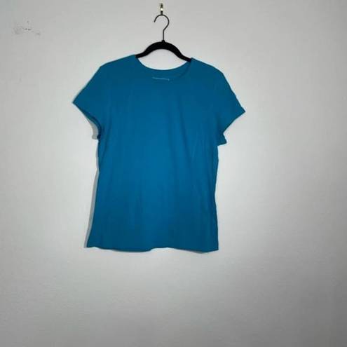 Tek Gear  Blue Slightly Fitted Scoop Neck Athletic Tee Size XL