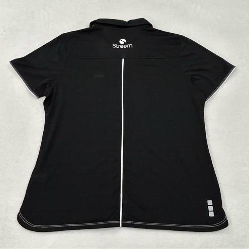 Polo Elevate Sport Webtech Black Prescott SS Athletic Golf  Shirt Women’s 2XL