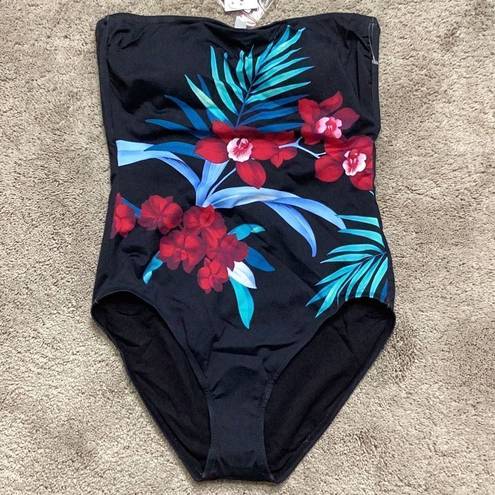 Tommy Bahama New.  floral swimsuit. Retails $168. Size 8