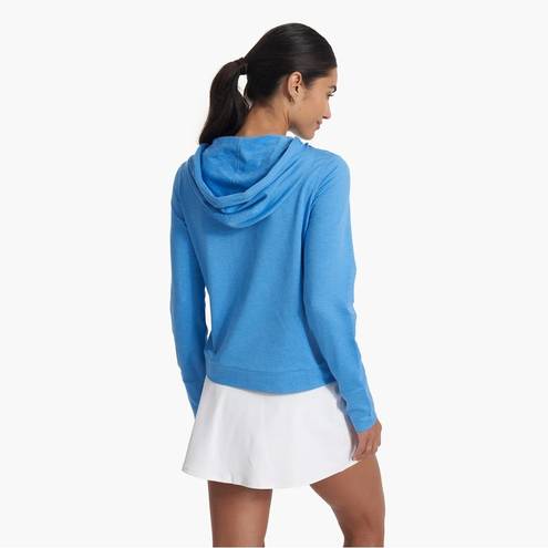 Vuori  Halo Essential Hoodie in Baltic Blue- S