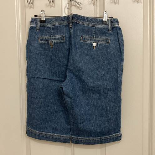 Liz Claiborne  Denim Bermuda Shorts