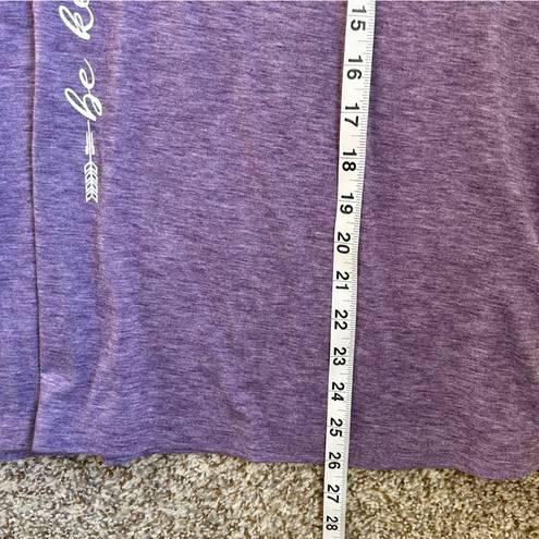 Wish 🦋 Be Kind Purple Inspriational T-Shirt  Casual Comfy Spring 2XL