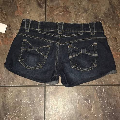 Rewind  shorts in short short blue cuffed size 0