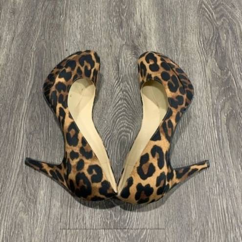 Marc Fisher  | Pre-Loved Animal Print Round Toe Heels Size 7