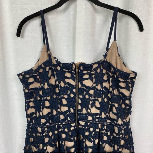 City Chic  Navy Blue So Fancy Crochet Lace Dress Sz.XS/14W