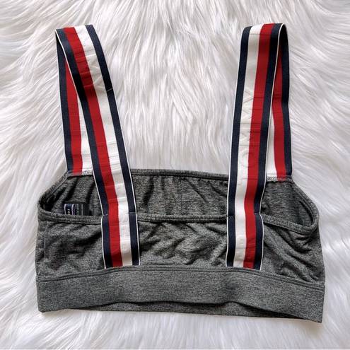 Tommy Hilfiger Colorblock Logo Spellout Strap Bralette XS