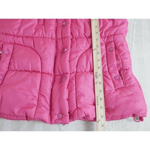  UNLIMITED | ECKORED | Pink Puffer Vest Large