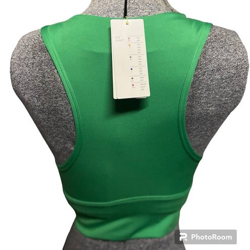 All In Motion NWT  Green Sports Bra Tank Top XS