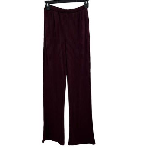 n:philanthropy  Burgundy Reign Ribbed Knit Pant Size XS new