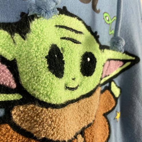 Star Wars Yoda Grogu Hoodie  Baby Womens Size XL Sweatshirt Mandalorian Graphic