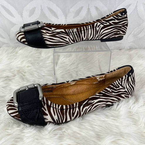 Fossil 5 for $25|  Maddox Calf Hair Animal Print Ballet Flats Size 6