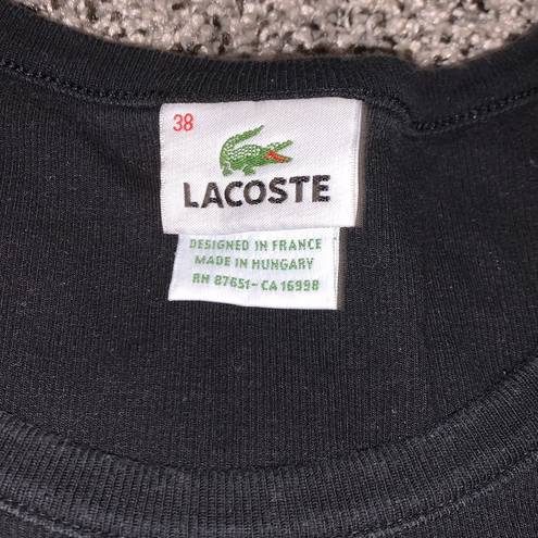 Lacoste Ladies fit  Black Tee