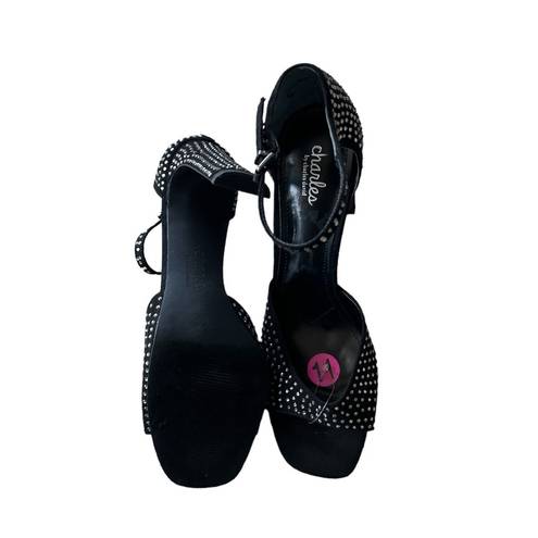 Charles by Charles David NEW   Gossip BLACK RHINESTONE Sandal