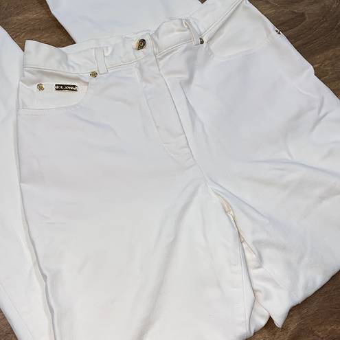 St. John  Sport ivory color jean pants size 8