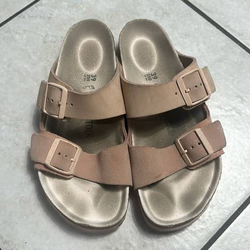 Birkenstock  Arizona Split Light Rose Nubuck/Suede Leather