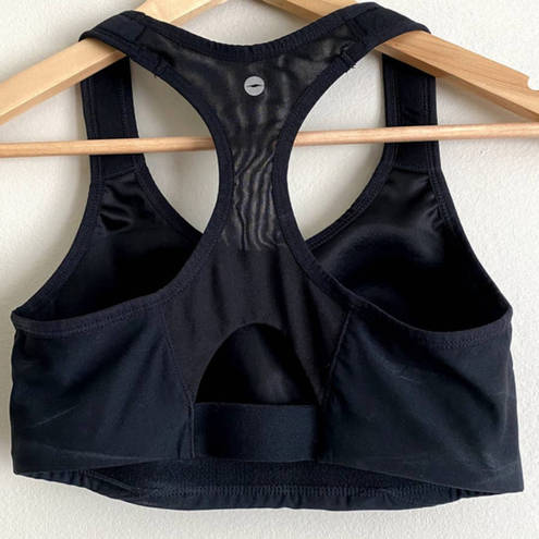 Avia  Black Sports Bra-Womens Size Medium-Lightly‎ Lined/Padded-EUC