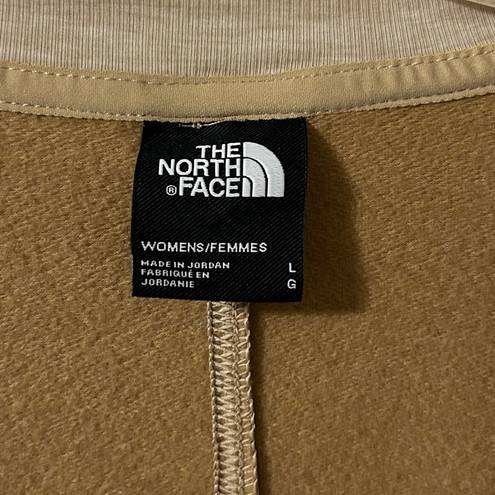 The North Face NWT Women’s  Khaki Star Rise Fleece Cardigan - Size Large