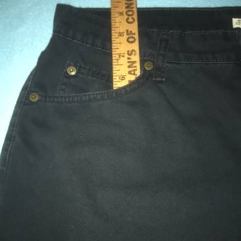 St. John’s Bay  relaxed fit boot cut high waisted black jeans 100% cotton size 12