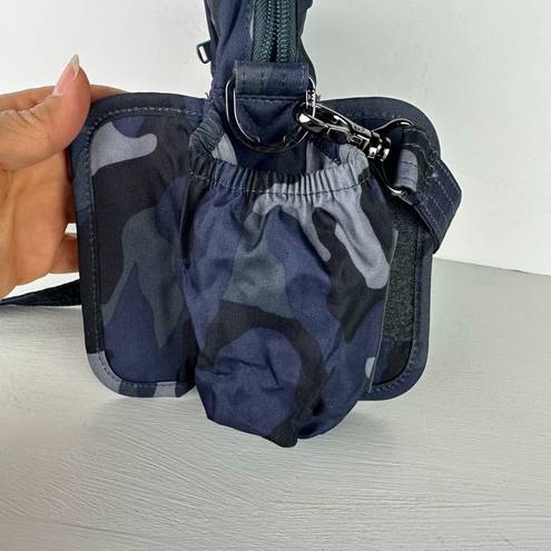 infinity Lug  Can Can Camo Crossbody Bag Nylon RFID Convertible Blue