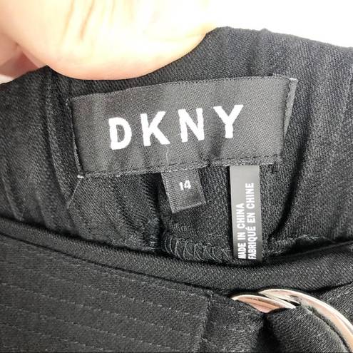DKNY  Belted Black 90's Cargo Pant Retro Size 14