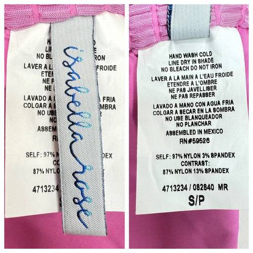 Bubblegum Isabella Rose Maza Textured Bikini Top Bralette Style  Pink Size Small