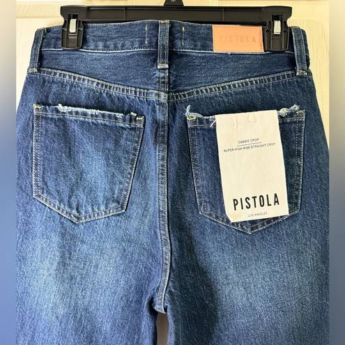 Pistola Jeans - Cassi Crop - Super High Rise Straight Crop Denim Size 26 NWT