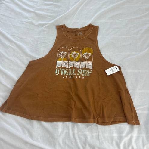 O'Neill O’neill sunrise glow tank top  Size XL Condition: NWT  Color: brown  Details : - Graphic tank top - Comfy 