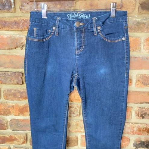 Faded Glory  Dark Wash Blue Denim Skinny Jegging Jeans Women's Size 6P Petite