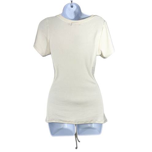 n:philanthropy  Women's NEW SZ S Miley - Top Pearl V-neck Short Sleeves Top