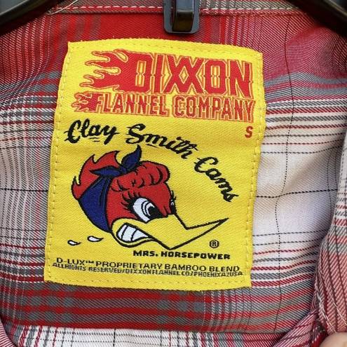 Krass&co Dixxon Flannel  Mrs Horsepower Clay Smith Cams Plaid Shirt Button Small