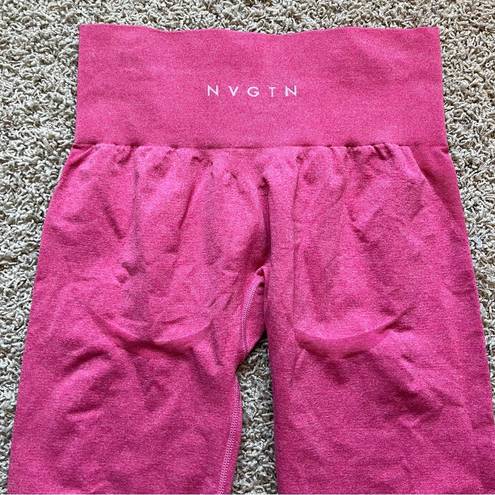 NVGTN Contour Seamless Leggings Tights Hot Pink