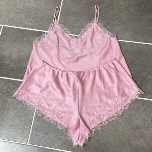 Victoria's Secret Victoria’s Secret satin/lace Camisole set size XL