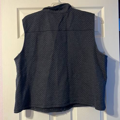 Karen Scott  Plus Size Gray Vest Size 3X