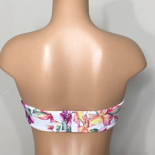 PilyQ New.  floral bikini set with reversible top. 2-way. NWOT