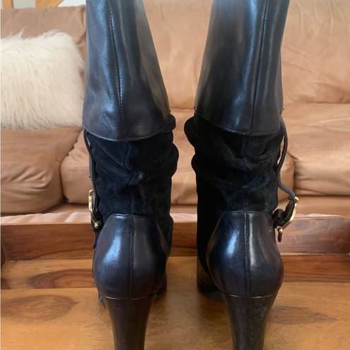 Ralph Lauren  Black Boots With Heel