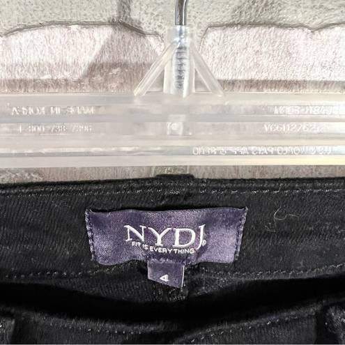 NYDJ  NWT Jenna Straight Ankle Jeans in Black Size 4