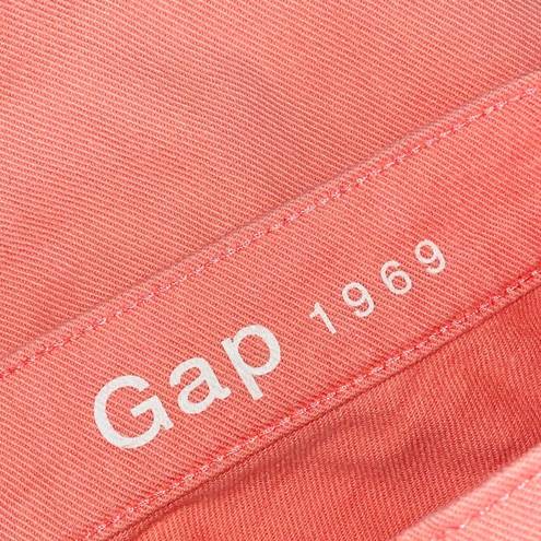 Gap  Melon Orange Cropped Skinny Jeans 25R