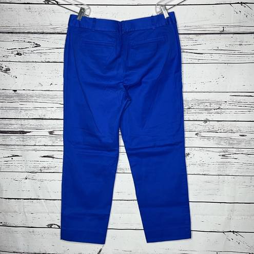 Talbots  NWT Size 10 Royal Blue Slim Leg The Perfect Crop Pants