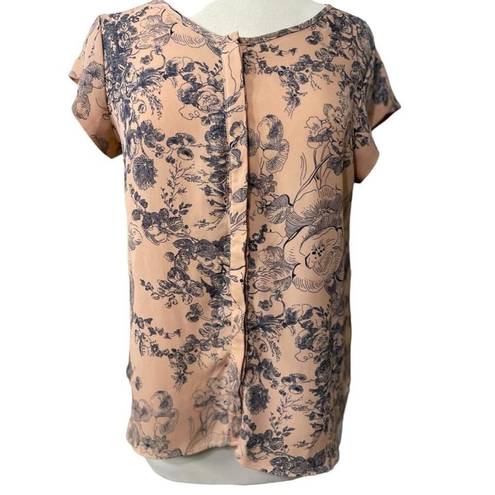 Premise Studio Women's  Pink Floral Blouse Size S