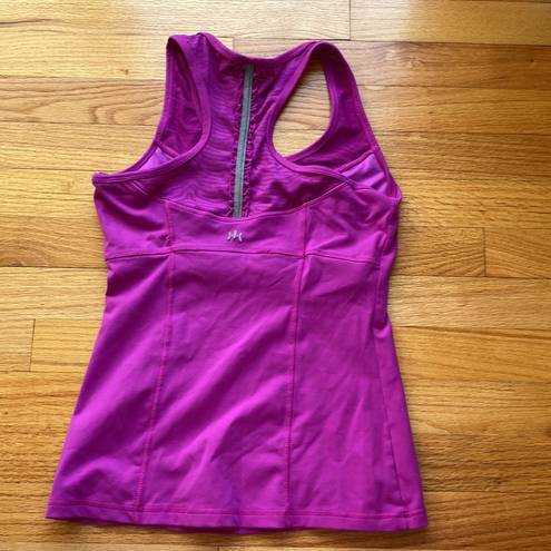 Kyodan  Magenta Racerback Workout Running Athletic Athleisure Tank Top Lace S