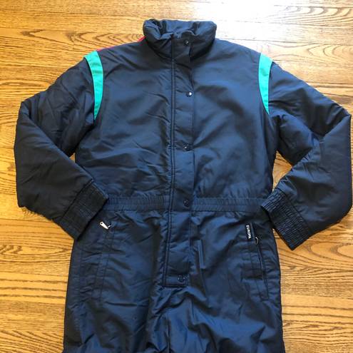 One Piece Europa Ski Suit Jumper   Snowsuit  Vintage Retro 80s