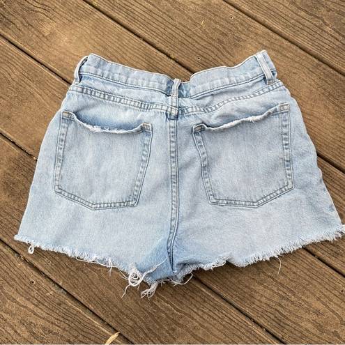 PacSun  High Rise Vintage Icon Light Wash Denim Shorts 29